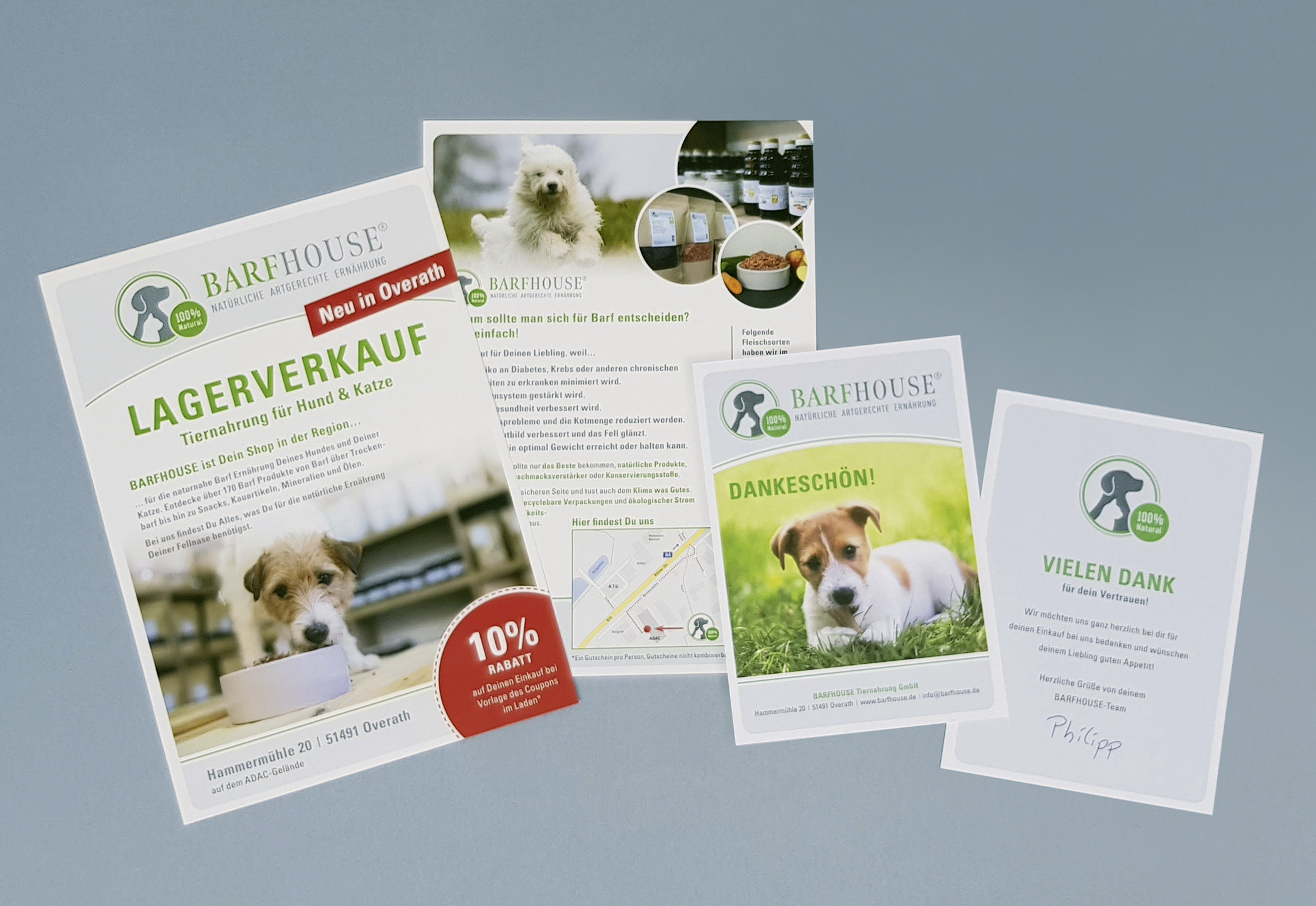 BARFHOUSE – WERBEMATERIAL