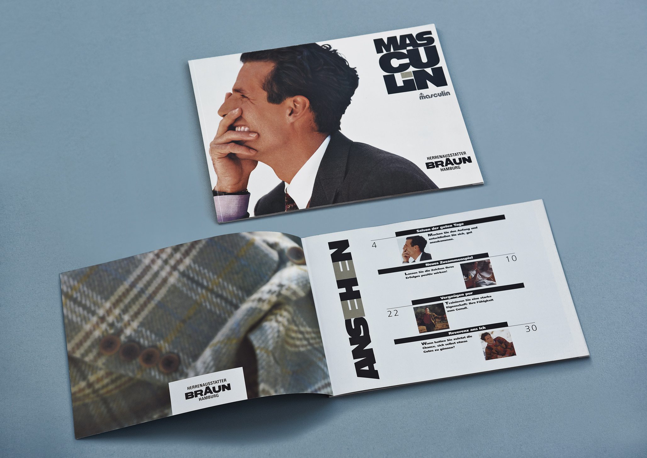 HERRENAUSSTATTER BRAUN – BROSCHÜRE