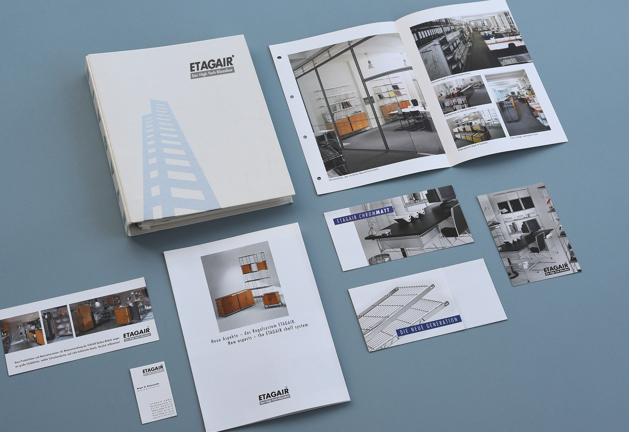 ETAGAIR REGALSYSTEM – CORPORATE DESIGN