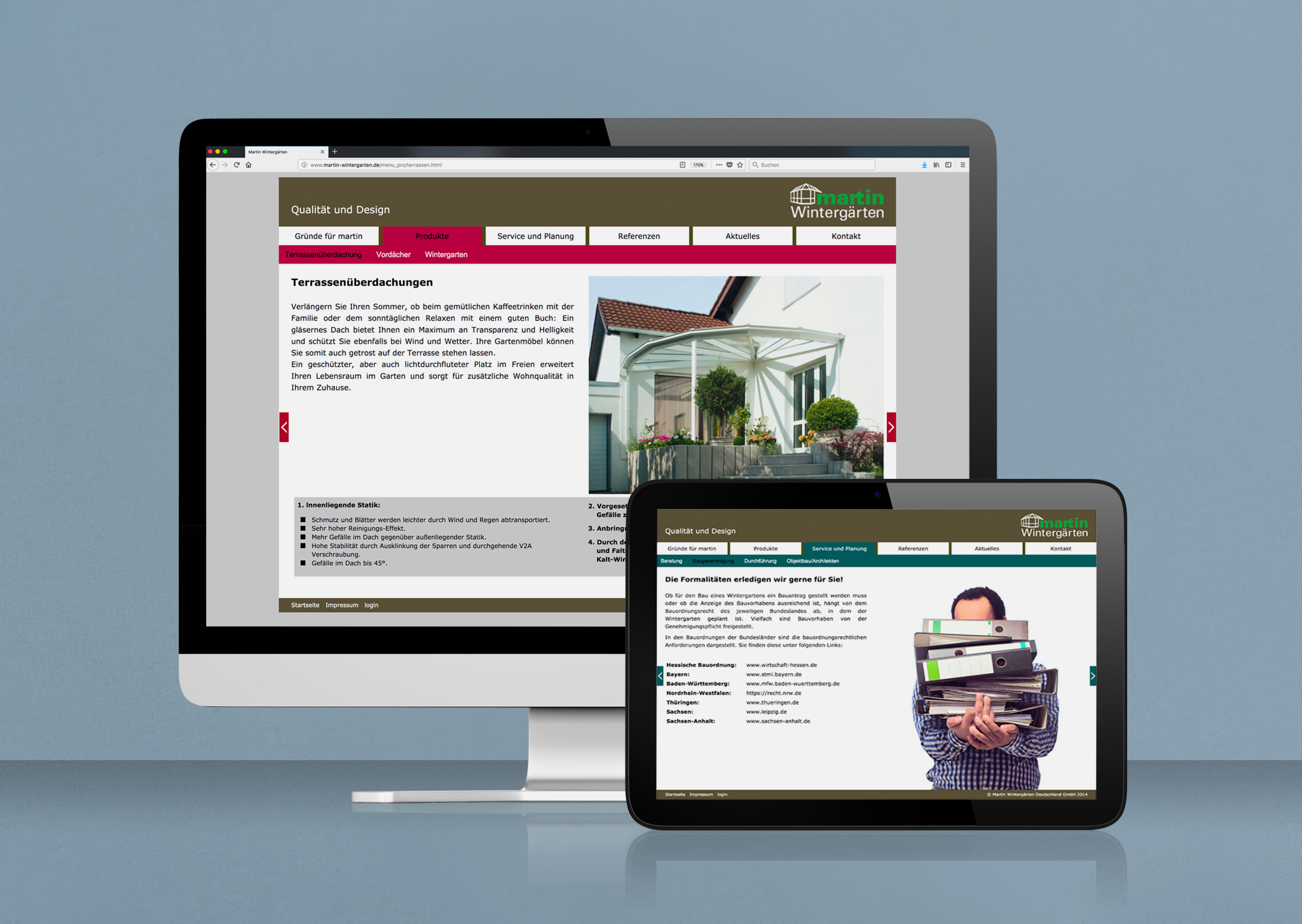 MARTIN WINTERGÄRTEN – SCREEN DESIGN